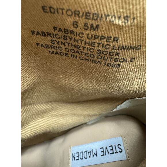 Steve Madden Boots Womens Sz 6.5 Editor Leopard Print Side Zip Ankle Booties - Picture 10 of 10